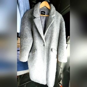 Woman's Express Wool Blend Overcoat